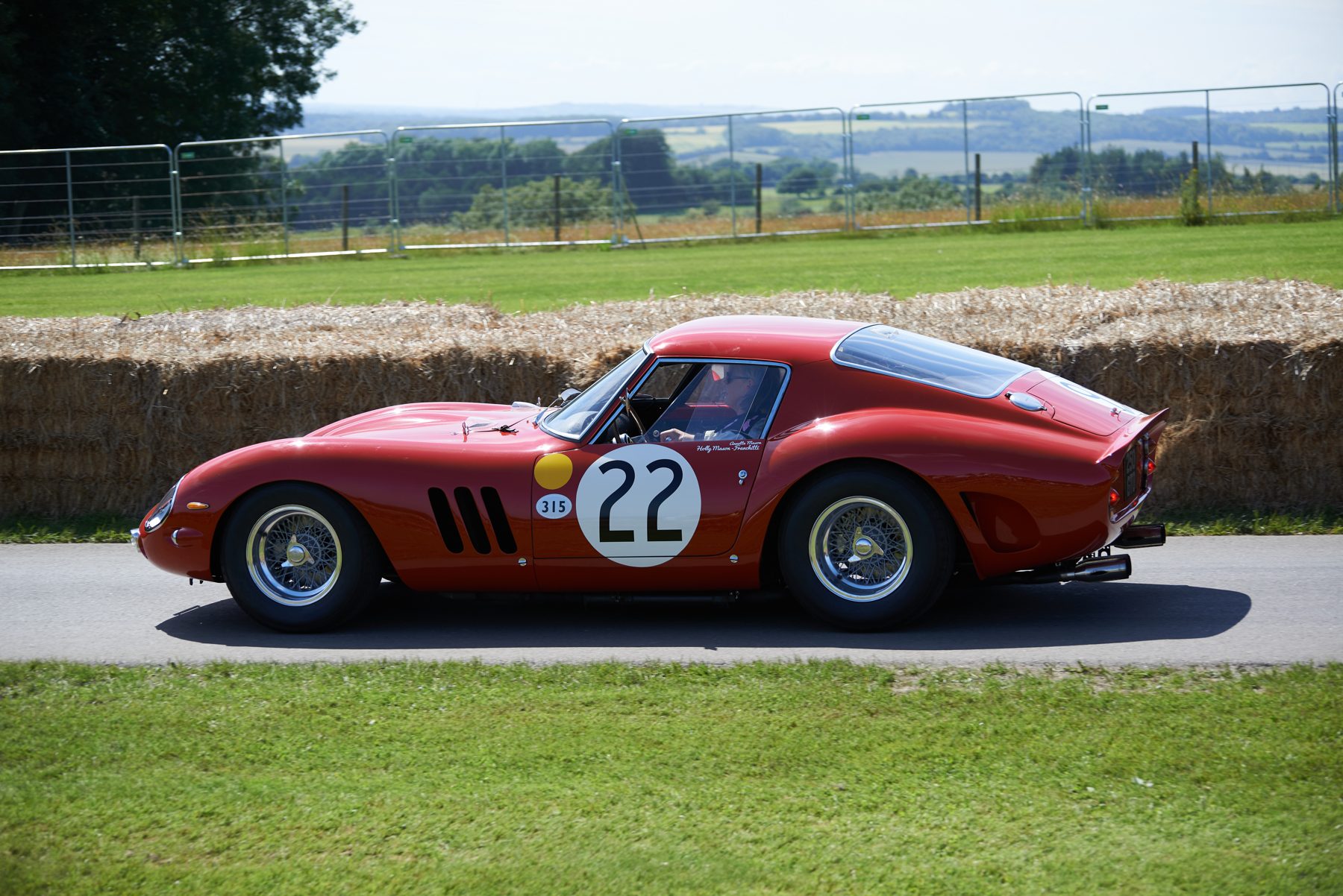 ნიკ მეისონის Ferrari 250 GTO გუდვუდის სიჩქარის ფესტივალზე