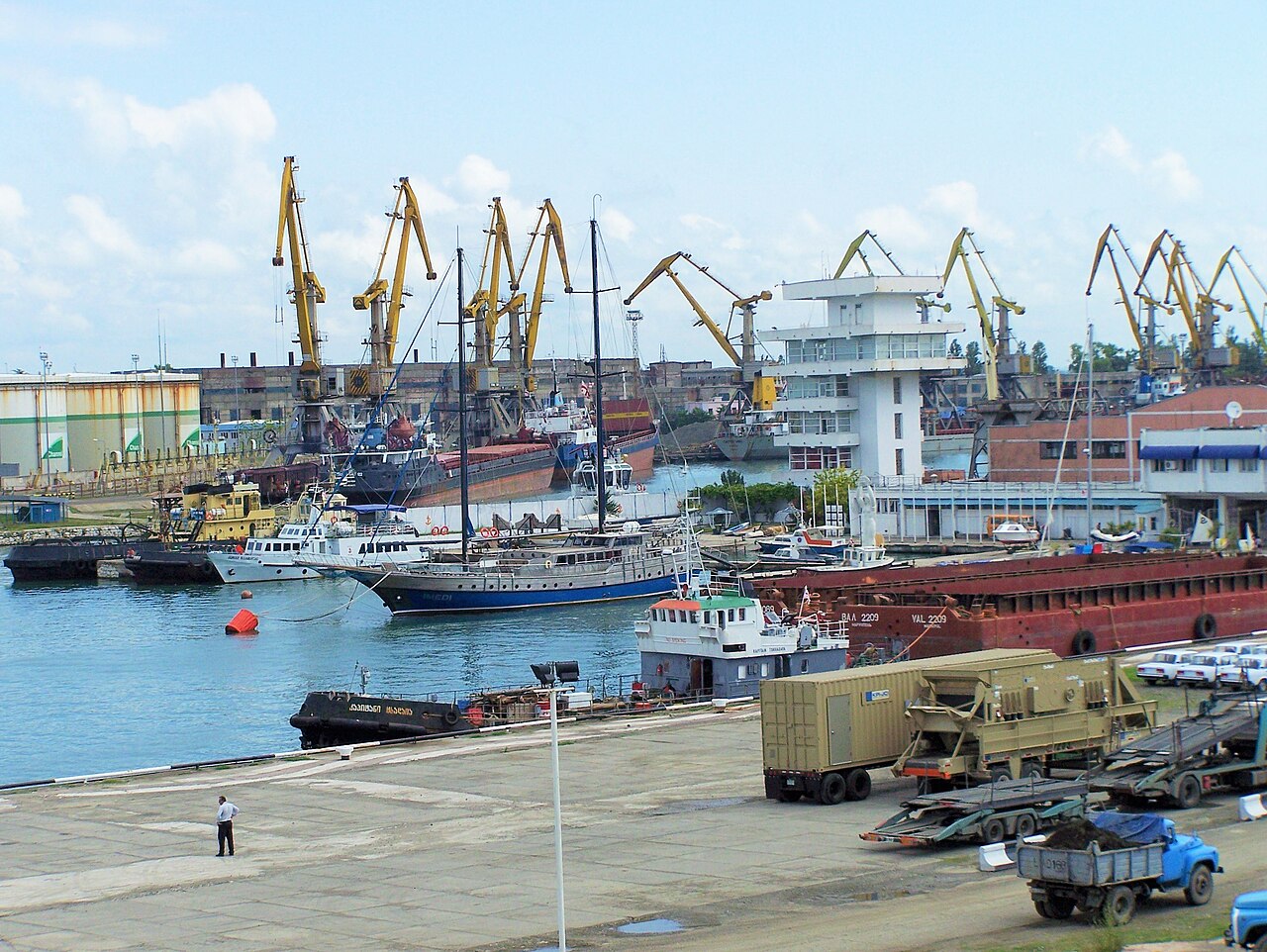 The port of Poti