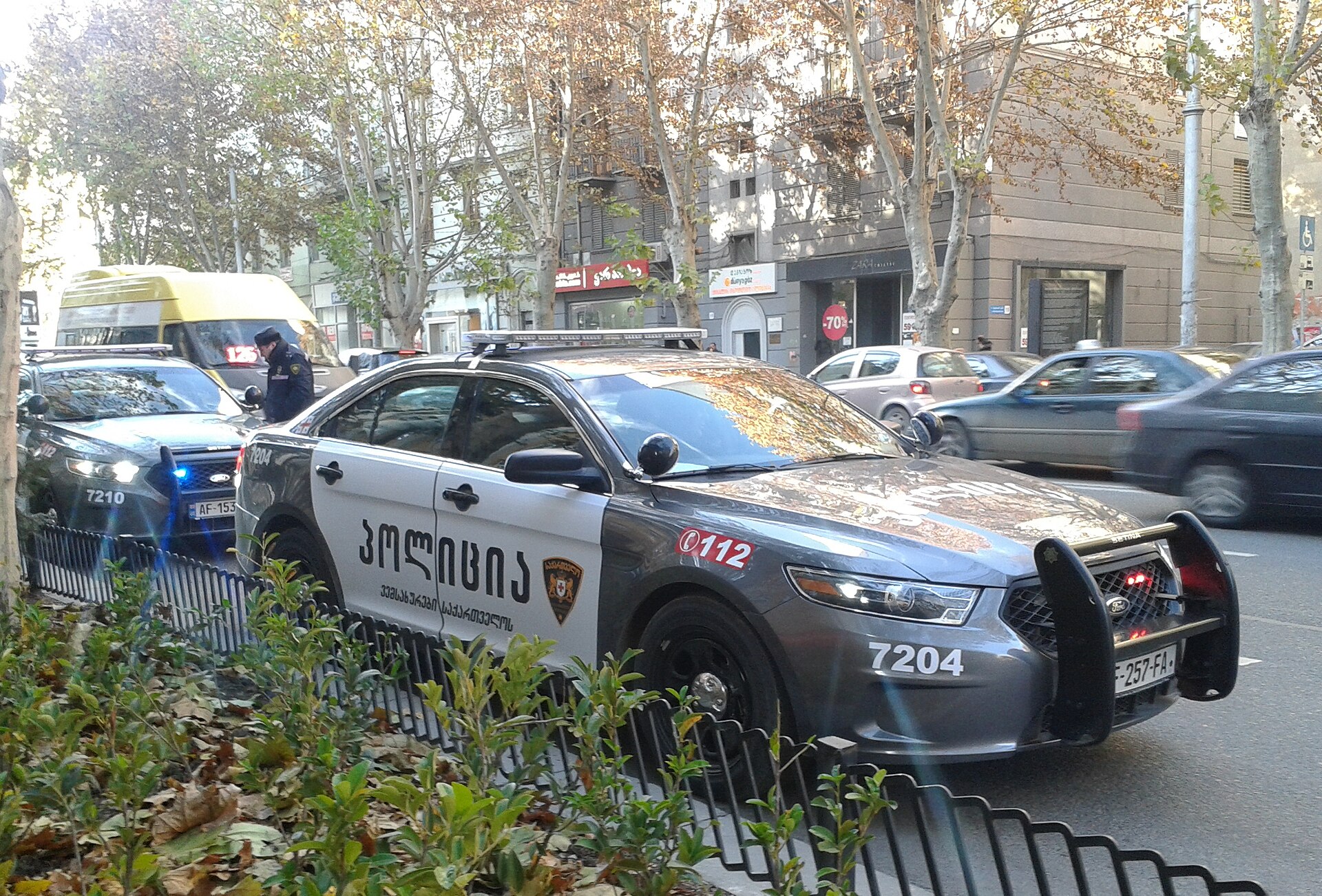 საპატრულო პოლიციის ავტომობილი თბილისში