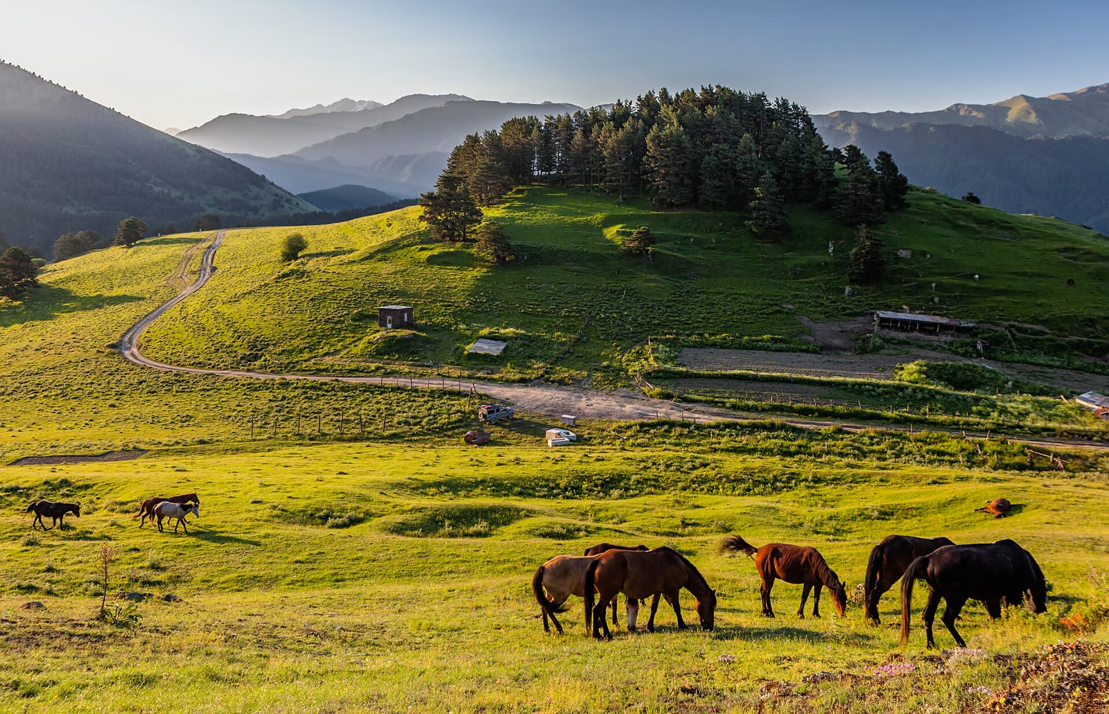 Upper Omalo in Tusheti